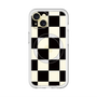スリムプロテクションプレミアムケース with MagSafe［ 市松模様 - Black ］