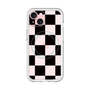 スリムプロテクションプレミアムケース with MagSafe［ 市松模様 - Black ］