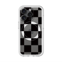 スリムプロテクションプレミアムケース with MagSafe［ 市松模様 - Black ］