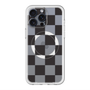 スリムプロテクションプレミアムケース with MagSafe［ 市松模様 - Black ］