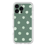 スリムプロテクションプレミアムケース with MagSafe［ 水彩ドット・レトロカラー - Green ］