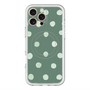 スリムプロテクションプレミアムケース with MagSafe［ 水彩ドット・レトロカラー - Green ］