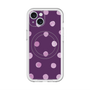 スリムプロテクションプレミアムケース with MagSafe［ 水彩ドット・レトロカラー - Purple ］