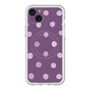スリムプロテクションプレミアムケース with MagSafe［ 水彩ドット・レトロカラー - Purple ］