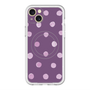 スリムプロテクションプレミアムケース with MagSafe［ 水彩ドット・レトロカラー - Purple ］