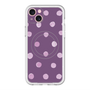 スリムプロテクションプレミアムケース with MagSafe［ 水彩ドット・レトロカラー - Purple ］