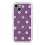 スリムプロテクションプレミアムケース with MagSafe［ 水彩ドット・レトロカラー - Purple ］