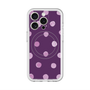 スリムプロテクションプレミアムケース with MagSafe［ 水彩ドット・レトロカラー - Purple ］