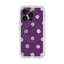 スリムプロテクションプレミアムケース with MagSafe［ 水彩ドット・レトロカラー - Purple ］