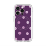スリムプロテクションプレミアムケース with MagSafe［ 水彩ドット・レトロカラー - Purple ］