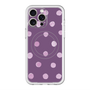 スリムプロテクションプレミアムケース with MagSafe［ 水彩ドット・レトロカラー - Purple ］