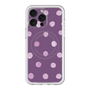 スリムプロテクションプレミアムケース with MagSafe［ 水彩ドット・レトロカラー - Purple ］