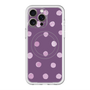 スリムプロテクションプレミアムケース with MagSafe［ 水彩ドット・レトロカラー - Purple ］