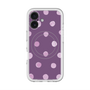 スリムプロテクションプレミアムケース with MagSafe［ 水彩ドット・レトロカラー - Purple ］