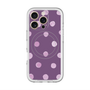 スリムプロテクションプレミアムケース with MagSafe［ 水彩ドット・レトロカラー - Purple ］