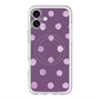 スリムプロテクションプレミアムケース with MagSafe［ 水彩ドット・レトロカラー - Purple ］