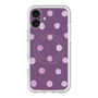 スリムプロテクションプレミアムケース with MagSafe［ 水彩ドット・レトロカラー - Purple ］