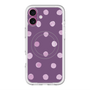 スリムプロテクションプレミアムケース with MagSafe［ 水彩ドット・レトロカラー - Purple ］