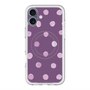 スリムプロテクションプレミアムケース with MagSafe［ 水彩ドット・レトロカラー - Purple ］