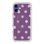 スリムプロテクションプレミアムケース with MagSafe［ 水彩ドット・レトロカラー - Purple ］