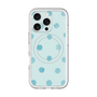 スリムプロテクションプレミアムケース with MagSafe［ 水彩ドット・レトロカラー - Light Blue ］