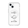 スリムプロテクションプレミアムケース with MagSafe［ Coexist No.1 - White ］