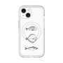 スリムプロテクションプレミアムケース with MagSafe［ Coexist No.1 - White ］