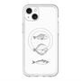 スリムプロテクションプレミアムケース with MagSafe［ Coexist No.1 - White ］