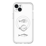 スリムプロテクションプレミアムケース with MagSafe［ Coexist No.1 - White ］