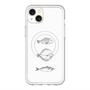 スリムプロテクションプレミアムケース with MagSafe［ Coexist No.1 - White ］
