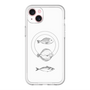 スリムプロテクションプレミアムケース with MagSafe［ Coexist No.1 - White ］