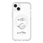 スリムプロテクションプレミアムケース with MagSafe［ Coexist No.1 - White ］