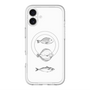 スリムプロテクションプレミアムケース with MagSafe［ Coexist No.1 - White ］
