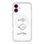 スリムプロテクションプレミアムケース with MagSafe［ Coexist No.1 - White ］