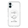 スリムプロテクションプレミアムケース with MagSafe［ Coexist No.1 - White ］
