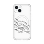 スリムプロテクションプレミアムケース with MagSafe［ Coexist No.2 - White ］