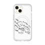 スリムプロテクションプレミアムケース with MagSafe［ Coexist No.2 - White ］
