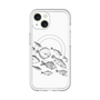 スリムプロテクションプレミアムケース with MagSafe［ Coexist No.2 - White ］