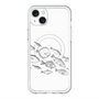 スリムプロテクションプレミアムケース with MagSafe［ Coexist No.2 - White ］