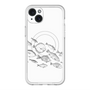 スリムプロテクションプレミアムケース with MagSafe［ Coexist No.2 - White ］