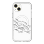 スリムプロテクションプレミアムケース with MagSafe［ Coexist No.2 - White ］