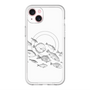 スリムプロテクションプレミアムケース with MagSafe［ Coexist No.2 - White ］