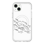 スリムプロテクションプレミアムケース with MagSafe［ Coexist No.2 - White ］
