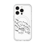 スリムプロテクションプレミアムケース with MagSafe［ Coexist No.2 - White ］