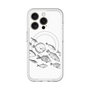 スリムプロテクションプレミアムケース with MagSafe［ Coexist No.2 - White ］