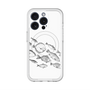 スリムプロテクションプレミアムケース with MagSafe［ Coexist No.2 - White ］