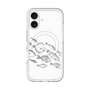 スリムプロテクションプレミアムケース with MagSafe［ Coexist No.2 - White ］
