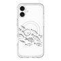 スリムプロテクションプレミアムケース with MagSafe［ Coexist No.2 - White ］
