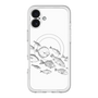 スリムプロテクションプレミアムケース with MagSafe［ Coexist No.2 - White ］