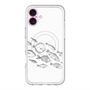 スリムプロテクションプレミアムケース with MagSafe［ Coexist No.2 - White ］